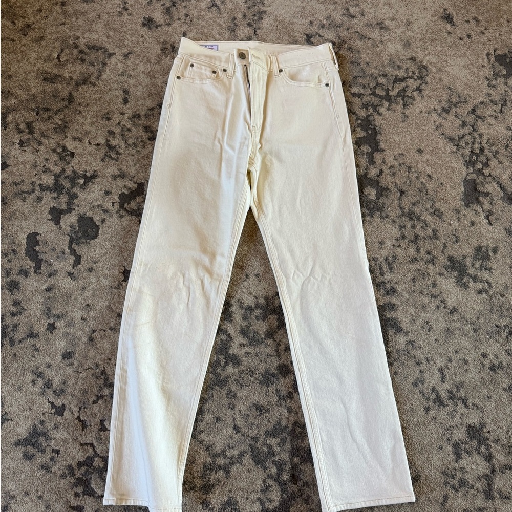 Women's Cream Jeans
